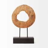 Mercana Ironwood II (Small) 13L x 4W Natural Wooden Circular Object 67283