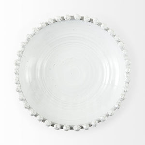 Mercana Basin Elegant Glazed Decorative Bowl - Timeless Minimalist Accent for Stylish Home Interiors 67677