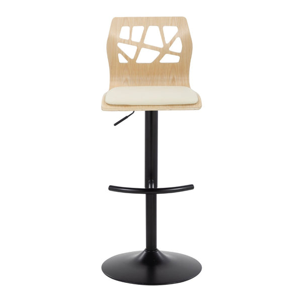 English Elm Adjustable Velvet Swivel Barstools with Chrome Base for Kitchen or Home Bar Set of 2 B202S01967