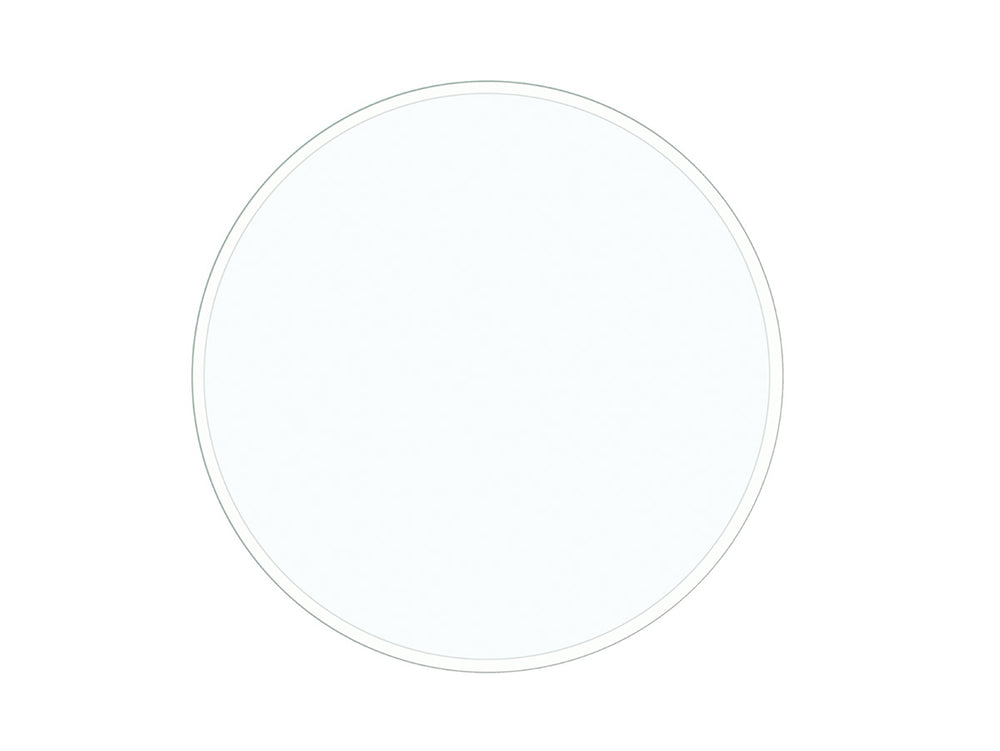 Lexington Glass Beveled Edge Top - Elegant Design For Tables, Perfect For Home Décor And Modern Interiors Clear Wood 001-072gt