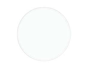 Lexington Glass Beveled Edge Top - Elegant Design For Tables, Perfect For Home Décor And Modern Interiors Clear Wood 001-060gt