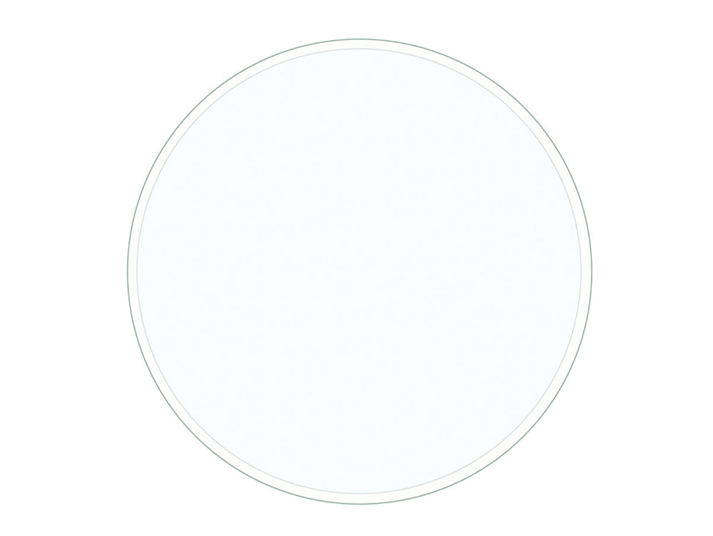 Lexington Glass Beveled Edge Top - Elegant Design For Tables, Perfect For Home Décor And Modern Interiors Clear Wood 001-072gt