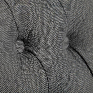 Mercana Mackenzie Plush Linen Dining Chair with Solid Wood Base – Elegant Tufted Comfort for Every Space 67511