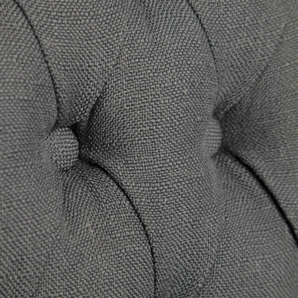 Mercana Mackenzie Plush Linen Dining Chair with Solid Wood Base – Elegant Tufted Comfort for Every Space 67511