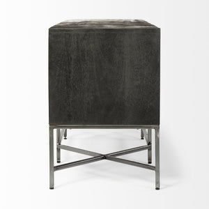 Mercana Hogarth Solid Wood TV Stand Media Console with Elegant Storage for TVs Up to 81" – Fully Assembled! 67741