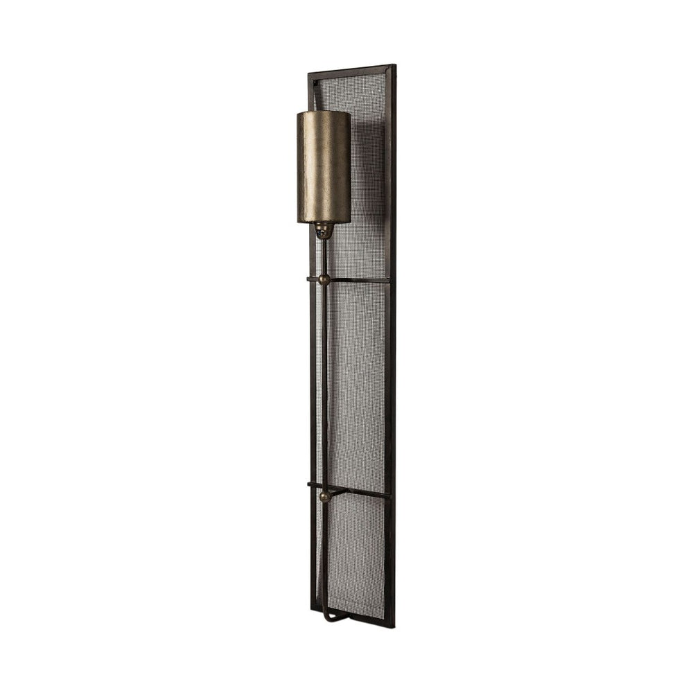 Mercana Newcomb Industrial 7x53.5 Rectangular Shutter-Inspired Wall Sconce for Modern Spaces and Lighting 67950