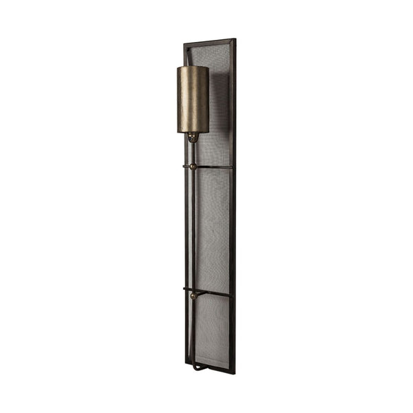 Mercana Newcomb Industrial 7x53.5 Rectangular Shutter-Inspired Wall Sconce for Modern Spaces and Lighting 67950