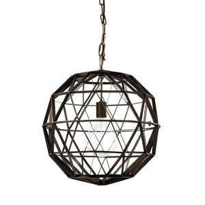 Mercana Dyson I Triangular Orb Pendant Light - Striking Industrial Design for Contemporary Spaces 67955