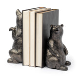 Mercana Sleuth (Set of 2) 9L x 8W Grizzly Bear Bookends 68069