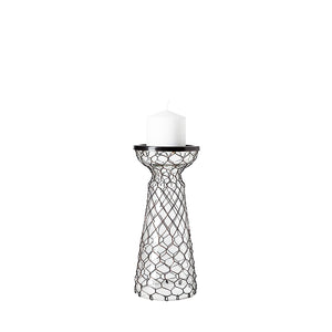 Mercana Shandra Elegant Candle Holder with Snakeskin Pattern for Modern Décor and Stylish Ambiance 68156