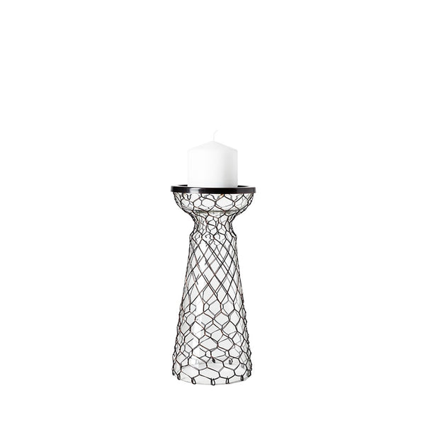 Mercana Shandra Elegant Candle Holder with Snakeskin Pattern for Modern Décor and Stylish Ambiance 68156