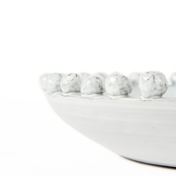 Mercana Basin Elegant Glazed Decorative Bowl - Timeless Minimalist Accent for Stylish Home Interiors 67677