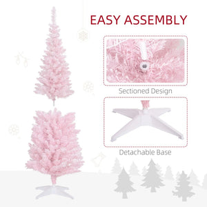 English Elm 7ft Matte Black Pencil Christmas Tree with 250 Warm Led Lights for Small Spaces T3971P400686