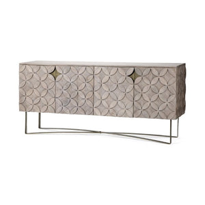 Mercana Excelsior I Luxurious Solid Wood Sideboard with Glamorous Design and Ample Storage for Your Home 68222