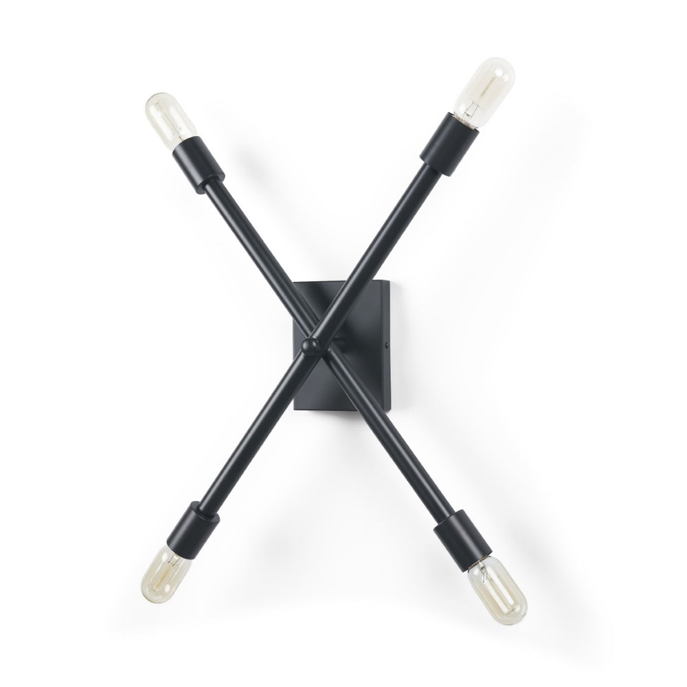 Mercana Xendi Sputnik-Style Wall Sconce – Industrial Four-Light Fixture for Versatile Illumination & Style 68269