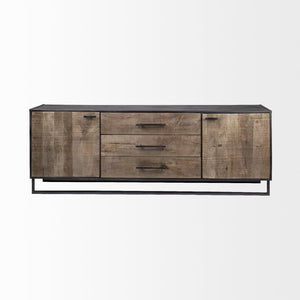 Mercana Alvin Sideboard - Stylish Storage Solution with 3 Drawers and 2 Cabinets for Modern Interiors 67851
