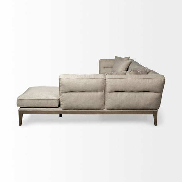 Mercana Denali III Luxurious Upholstered Sectional Sofa with Solid Beechwood Frame for Stylish Living Spaces 68182-AB