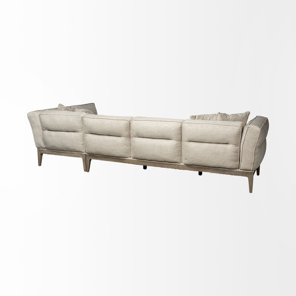 Mercana Denali III Luxurious Upholstered Sectional Sofa with Solid Beechwood Frame for Stylish Living Spaces 68182-AB