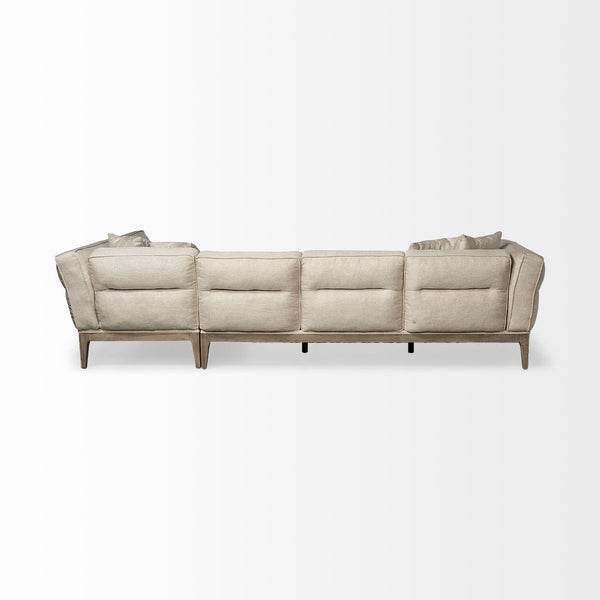 Mercana Denali III Luxurious Upholstered Sectional Sofa with Solid Beechwood Frame for Stylish Living Spaces 68182-AB