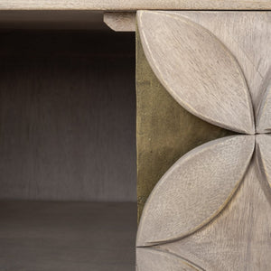 Mercana Excelsior I Luxurious Solid Wood Sideboard with Glamorous Design and Ample Storage for Your Home 68222