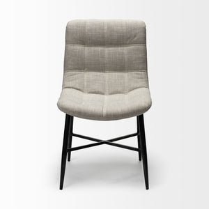 Mercana Barrow Modern Dining Chairs - Plush Upholstered Comfort with Sturdy Industrial Design for Any Space 68307