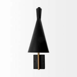 Mercana Tremont Wall Sconce - Industrial Style Lighting with Conical Shade for Modern Home Decor & Accents 68287