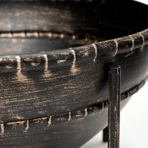 Mercana Cauldron Rustic-Bronze Metal Bowls for Stylish Home Décor – Perfect for Centerpieces & Displays 68251