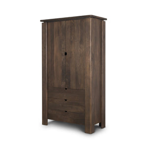 Mercana Wallen Solid Mango Wood Curio Cabinet for Elegant Storage and Display in Living and Dining Spaces 71008