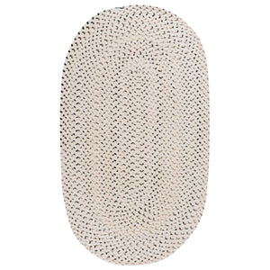 Capel Rugs Dramatic Artisan Braid Design - Chic Vivid Style With Subtle Pointillism For Modern Elegance Foggy Day, Grey 80% Nylon,17% Wool,3% Other Fibers 0027vs03000500310