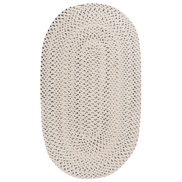 Capel Rugs Dramatic Artisan Braid Design - Chic Vivid Style With Subtle Pointillism For Modern Elegance Foggy Day, Grey 80% Nylon,17% Wool,3% Other Fibers 0027vs03000500310