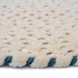 Capel Rugs Dramatic Artisan Braid Design - Chic Vivid Style With Subtle Pointillism For Modern Elegance Cyber White, Grey 80% Nylon,17% Wool,3% Other Fibers 0027vs03000500600