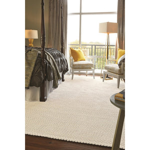 Capel Rugs Dramatic Artisan Braid Design - Chic Vivid Style With Subtle Pointillism For Modern Elegance Cyber White, Grey 80% Nylon,17% Wool,3% Other Fibers 0027xs00240800600