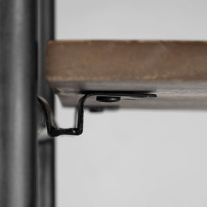 Mercana Darius Multi-Shelf Shelving Unit - Versatile Industrial Storage Solution for Modern Interiors 68206-ABC