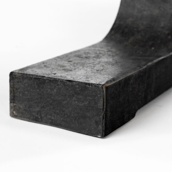 Mercana Araxi Solid Mango Wood Dining Table with Sturdy Iron Base – Perfect for Modern Farmhouse Style! 95" Brown Wood Top | Black Metal Base 68230-AB