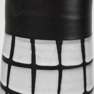 Mercana Luanda Ceramic Vase - Striking Black and White Sculptural Accent for Modern Home Décor Display Black/White Ceramic | 24H 68103