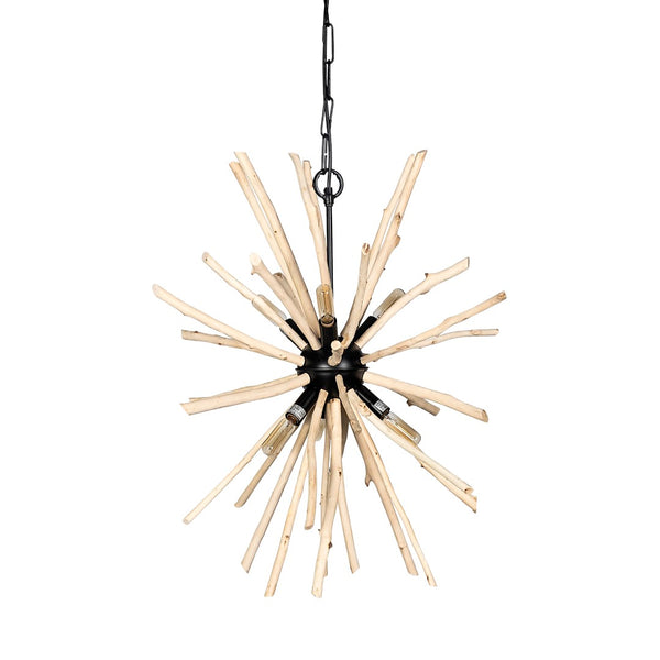 Mercana Jules Modern Sputnik Chandelier Light Fixture – 6 Bulb Pendant, Stylish Illumination for Any Space 68404