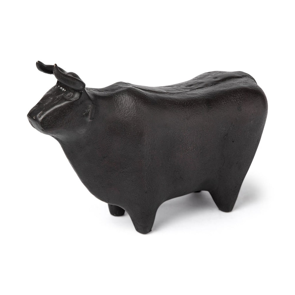 Mercana Taurus II Decorative Bull Sculpture – Striking Rustic Accent for Modern and Farmhouse Interiors 68406