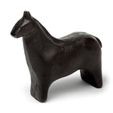 Sphynx II 7L x 2W Black Cast Aluminum Horse Shaped Object