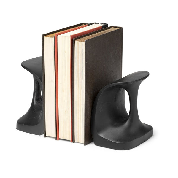 Mercana Last Cobbler's Set of 2 Chic Shoemaker Tool Bookends for Stylish Home Decor and Organization 68419