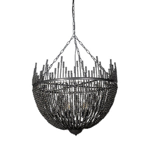 Mercana Liam I 32-Inch Bowl-Style Four-Bulb Chandelier for Modern Elegance in Dining & Living Spaces 68424