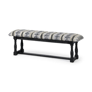 Mercana Denison Stylish Accent Bench with Comfortable Cushion and Durable Mango Wood Base for Any Room Decor 68461
