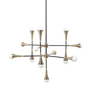 Mercana Decarlo II Striking Multi-Arm Thirteen Light Chandelier with Sputnik Design for Modern Interiors 68597