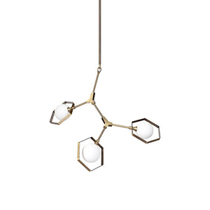 Mercana Desousa II Elegant Multi-Arm Chandelier with Glass Globes, Perfect for Modern Dining and Living Areas Champagne Metal 68591