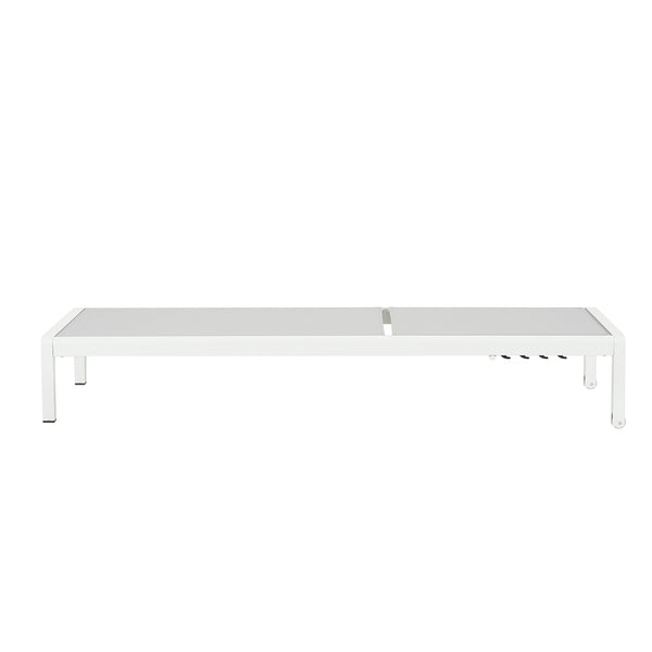 English Elm Christopher Knight Home® - Outdoor 2-Piece Chaise Lounge Set Adjustable Aluminum Pool Patio Chairs Rustproof Mesh UV-Resist, 400lb Capacity N779P248447W