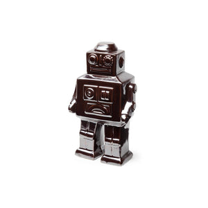 Mercana Robby Polished Ceramic Robot Sculpture - Mid-Century Charm for Eclectic Home Décor and Styling 68621