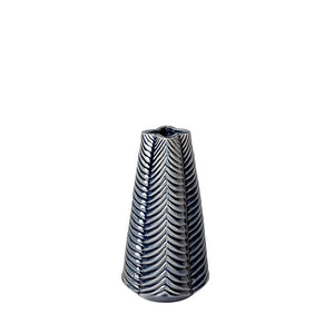 Mercana Bashir I Glossy Dark Navy Ceramic Vase – Contemporary Elegance for Modern Home Décor Accents Navy Ceramic | 10H 68615