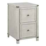 OSP Home Furnishings Baton Rouge File Cabinet Champagne Oak