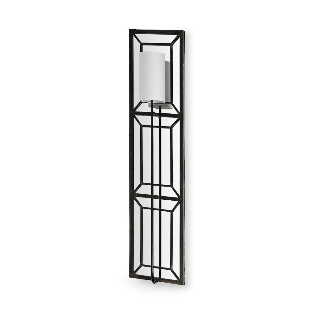 Mercana Noah 12.2x55 Elegant Rectangular Wall Sconce for Modern Industrial Spaces – Warm Ambient Lighting 68423-AB