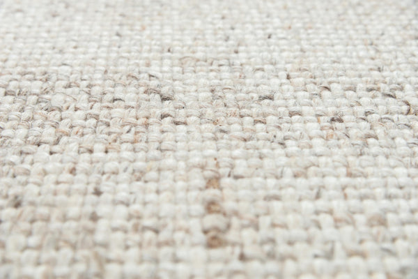 Alora Decor Sun Sun Beige Hand-Woven Rug With Tight Basket Weave, Wool-Poly Blend, Durable Casual Neutral Style 8'6" x 11'6" 00300310300048611