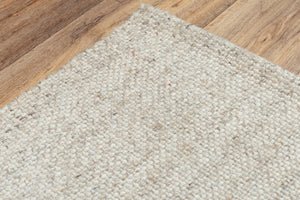 Alora Decor Sun Sun Beige Hand-Woven Rug With Tight Basket Weave, Wool-Poly Blend, Durable Casual Neutral Style 8'6" x 11'6" 00300310300048611